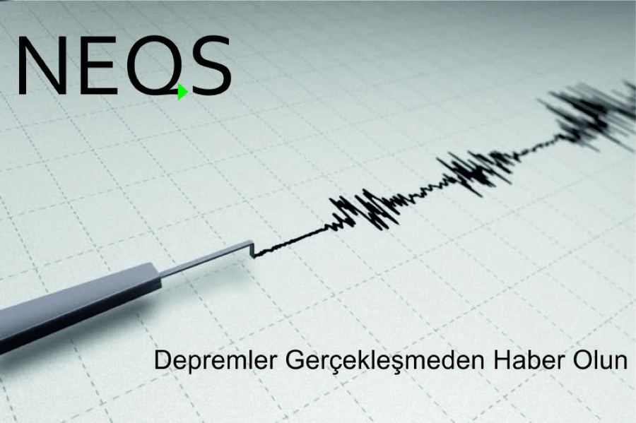 NEQS Deprem Erken Uyarı — sismograf çizimi